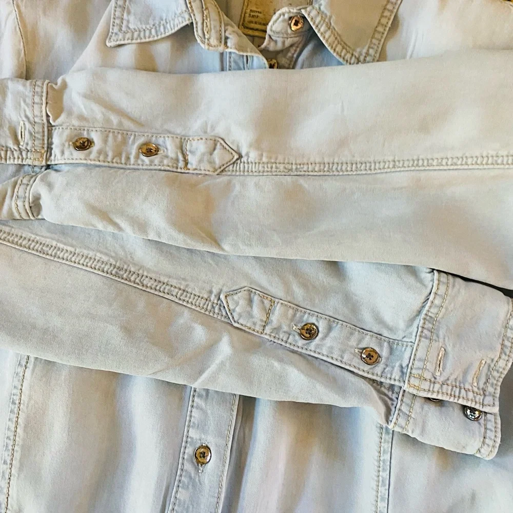 Guess Light Blue Denim dress - Picture 9 of 12